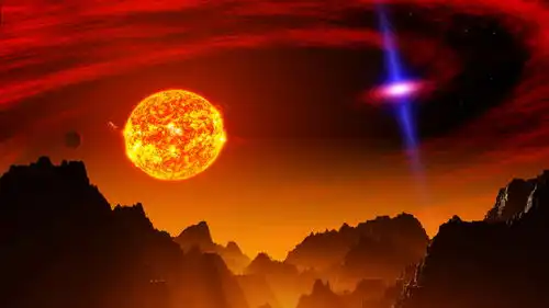 宇宙星空星球背景摄影图下载至来源处
