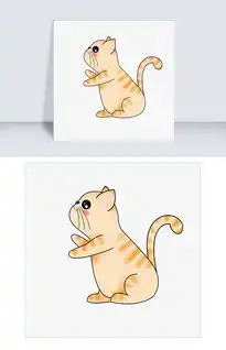 手绘黄色猫咪插画图片素材psb格式下载其他大全
