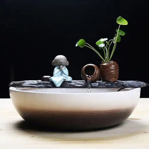 朋友说流水是灵气,双12来一款创意流水摆件,祝你一年好运
