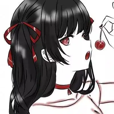 动漫头像可爱的二次元女生,开心的笑是每个人的天性
