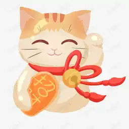 日本可爱的招财猫插画素材图片免费下载千库网
