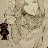 女人素描画微信头像微信头像图片大全
