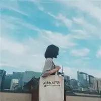 你给我的岁月静好意境唯美气质美女侧面头像

