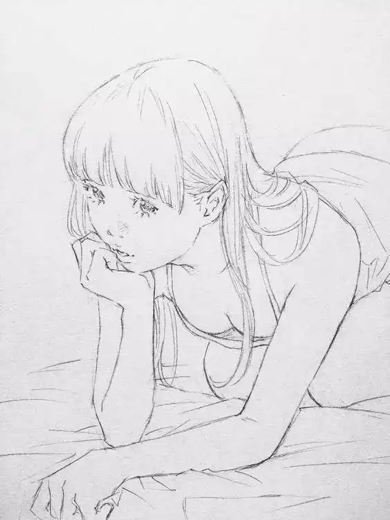 人物速写,头像练习
