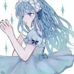 长发清新动漫女生头像
