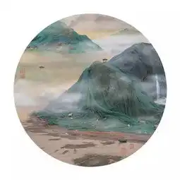 48岁的她竟然用垃圾堆出中国山水画
