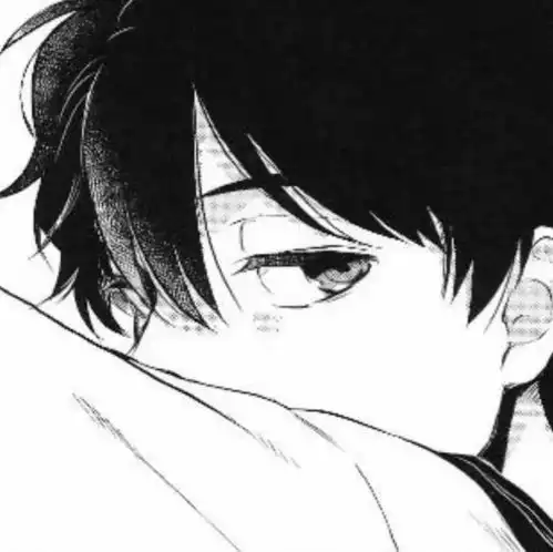 优质黑白动漫男头
