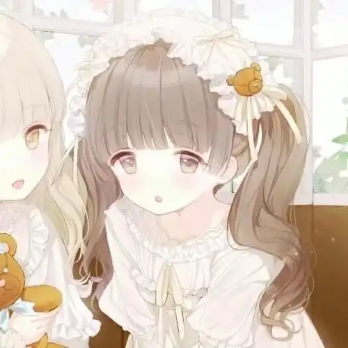 超仙气闺蜜头像二人动漫
