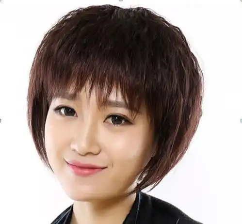精选好货,脸大适合什么发型如今最流行这几款假发显脸小
