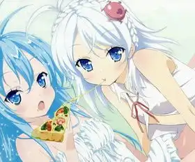 求一些蓝发蓝眼的二次元妹子或者全身主基调是蓝白的谢谢啦画风要好
