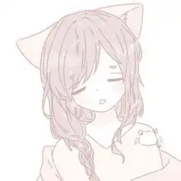 手绘可爱动漫女生头像粉色系少女心
