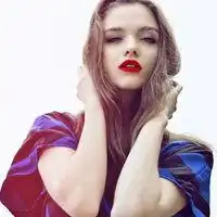 复古大红唇头像微信头像图片大全
