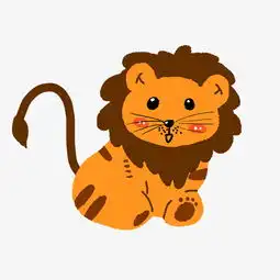 野生动物狮子插画图片素材其他格式下载动漫人物大全
