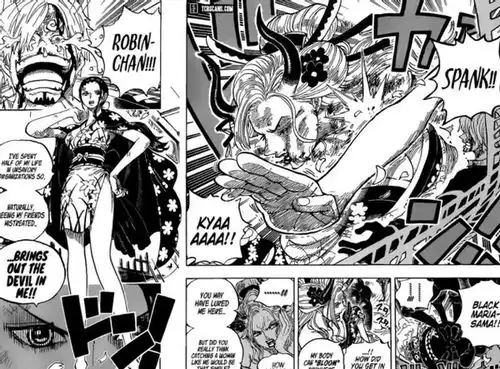 海贼王1005和之国2大女神举止狂野,大和与玛利亚双双袒胸
