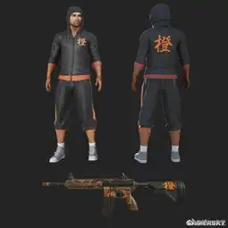 绝地求生中国主播皮肤设计图造型独特有个性
