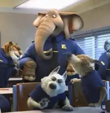 南非五大兽都去拍疯狂动物城去了
