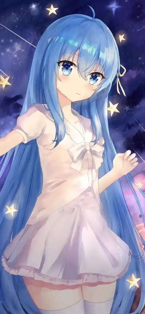 好看的二次元动漫女壁纸,喜欢你,像风走了八千里
