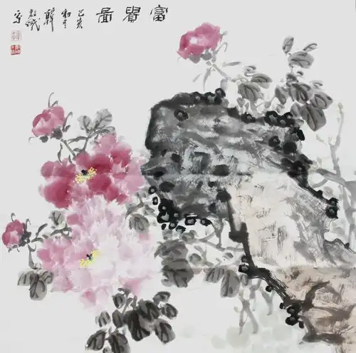 品味韩毅成花鸟画意境物我两忘,形意合一
