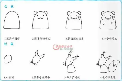 带儿歌的简笔画大全,赶紧给孩子收藏起来
