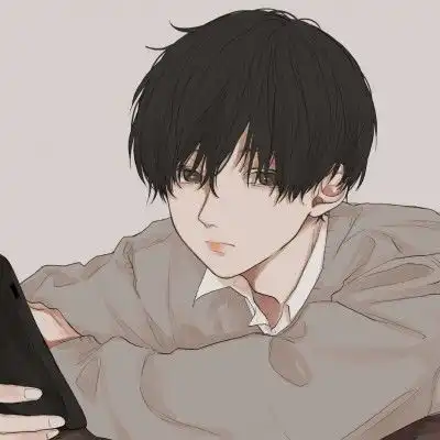 格调很高的暗黑动漫男头
