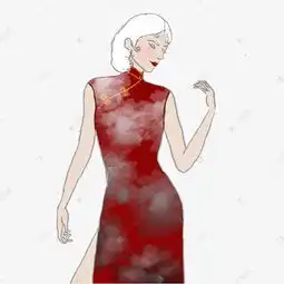 摆姿势的旗袍女人免抠图素材图片免费下载高清psd千库网图片编号11816515
