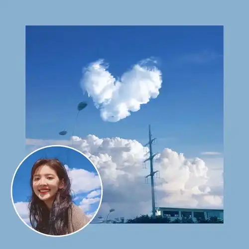 头像背景套图蓝色治愈系
