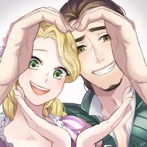 迪士尼公主们拍情侣照,白雪公主超幸福,但这王子不都一个样么
