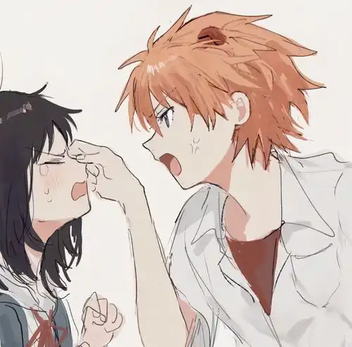 动漫情侣头像收藏从未停止使用从未开始
