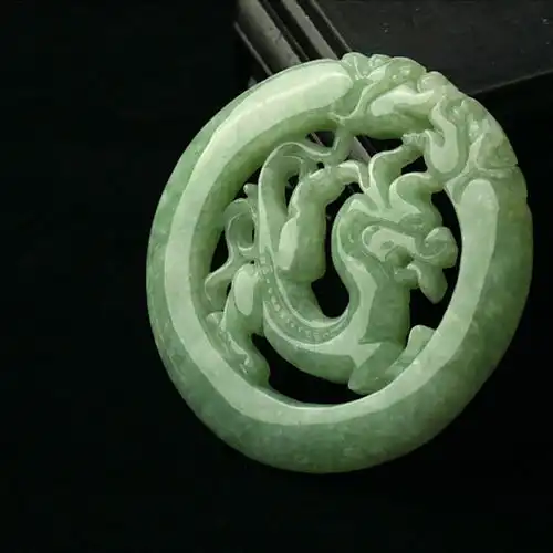 望子成龙翡翠吊坠图片
