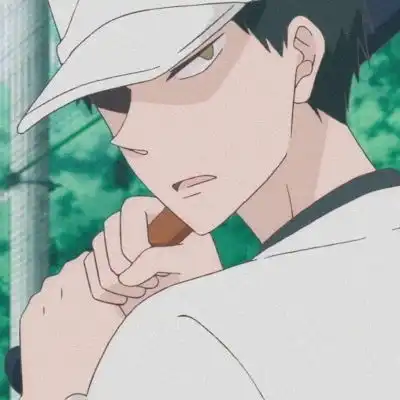 动漫男生帅气简约风桃花头像
