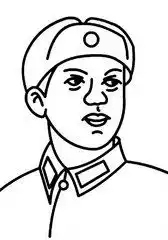 雷锋的简笔画有哪些特别简单
