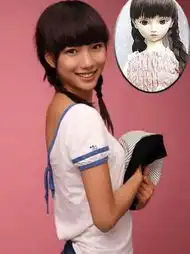 绝色美女演绎真人版sd娃娃
