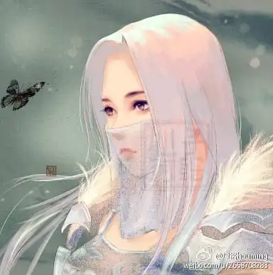求类似于这张图的古风女侠图片,不要真人版的
