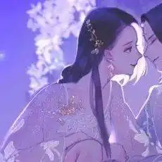 唯美古风情侣头像忆君心似西江水日夜东流无歇时
