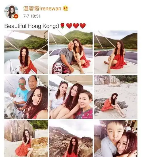 温碧霞游巴厘岛,秀好身材风情万种,儿子龇牙眯眼表情趣味十足
