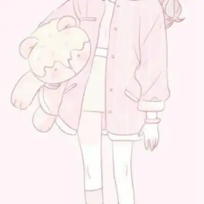 粉红色女头像动漫,动漫头像女生可爱萌2

