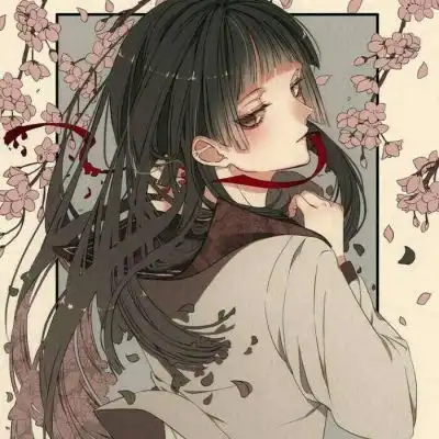 唯美插画动漫女孩头像图片,绝对的值得你使用的
