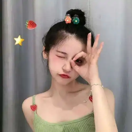 女生头像绿色系个性气质女生头像大全
