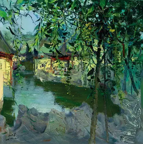 山水滋美2024风景油画展丽水古堰画乡开展
