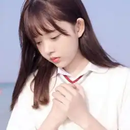 美女清纯可爱女生头像
