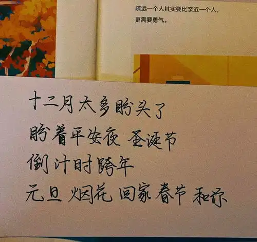 适合平安夜发朋友圈的小众文案
