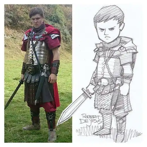 怎么把人物画成q版
