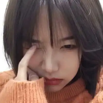 少女心粉色韩系头像真人可爱软妹粉色控少女头像

