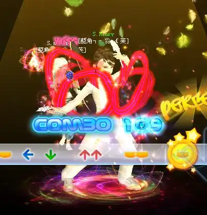 qq炫舞新出的徽章珍爱指环,舞随心动和心随舞动的特效效果图谁有啊
