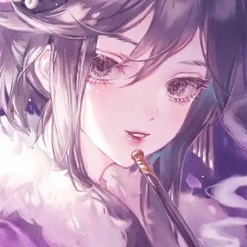 头像紫色系动漫头像
