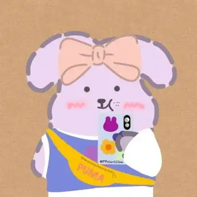 江孑一对两张可爱卡通手绘兔兔情侣头像我要个性网
