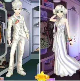 qq炫舞莹月莹女装配套男装是什么
