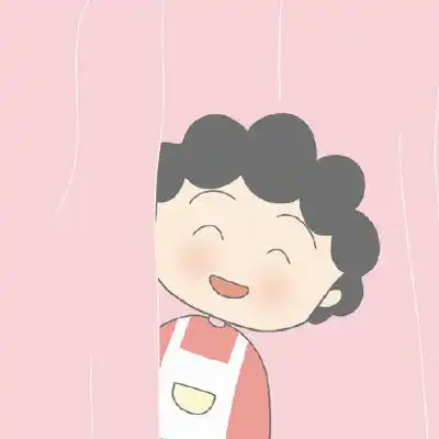 小丸子情侣头像一对超萌可爱樱桃小丸子系列cp头像
