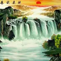 聚财山水图片头像大全微信头像图片大全
