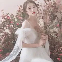 关晓彤唯美婚纱照被疯传,网友怒赞最美新娘,羡慕鹿晗